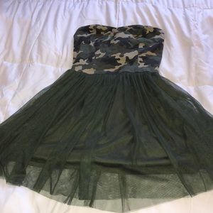 Army green dress